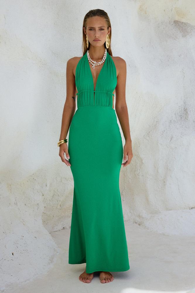 Tapia Maxi Dress in Pine