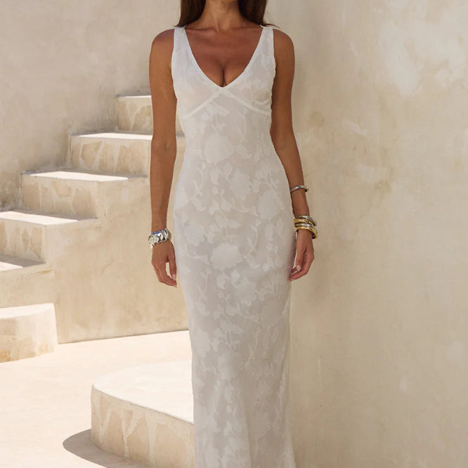 Amarna Maxi Dress in White