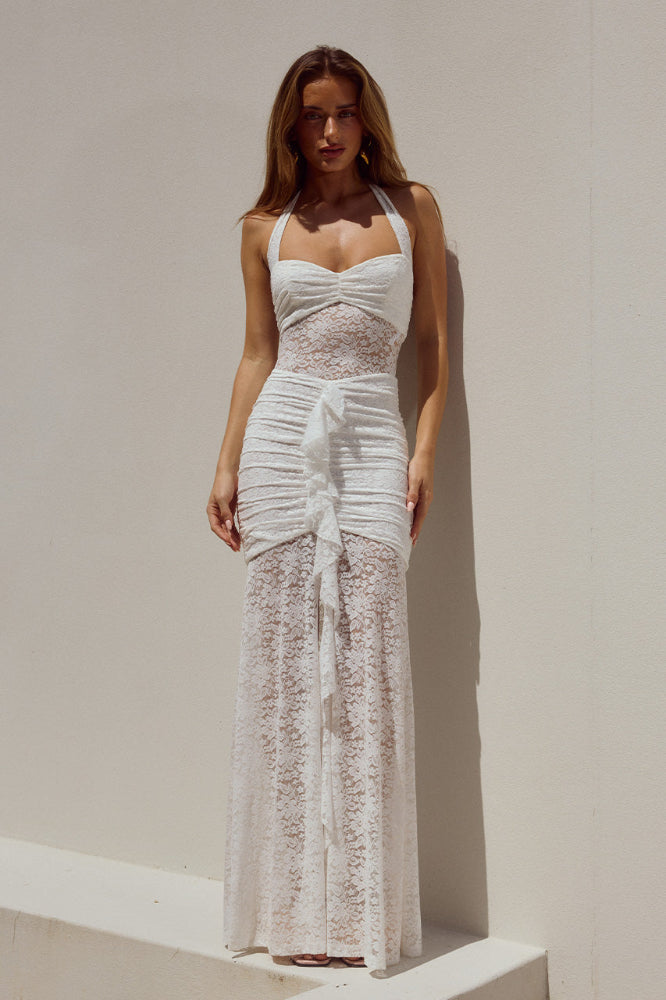 Annika Maxi Dress in White