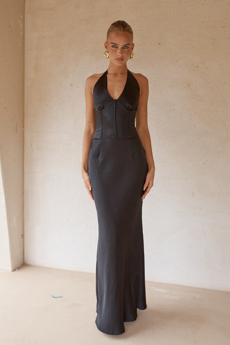 Asada Maxi Dress in Black