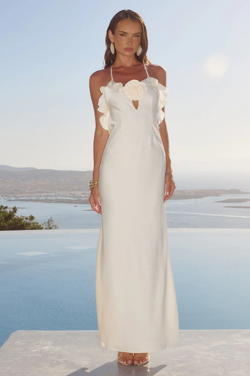 Runaway The Label - Avalee Frill Trim Maxi Dress