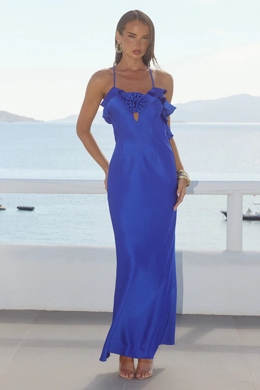 Runaway The Label - Avalee Frill Trim Maxi Dress