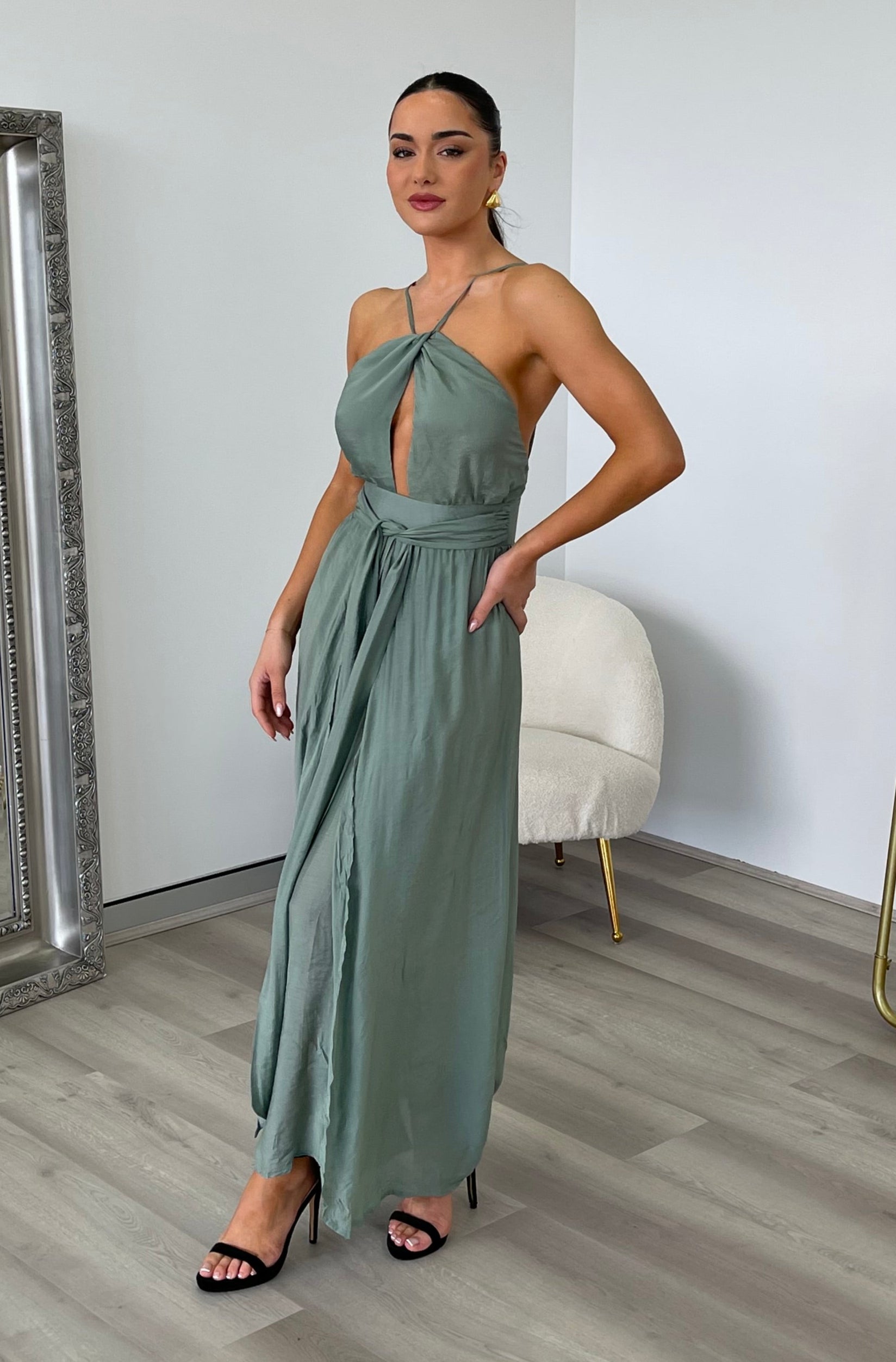 Brides Maid Green Dress