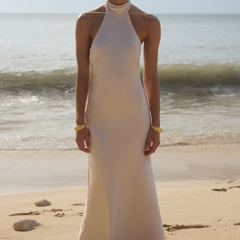 Brigitte Maxi Dress in Ivory
