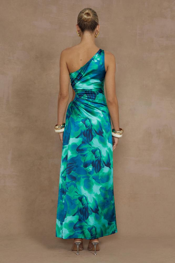 Barzilio Dress in Calista Green