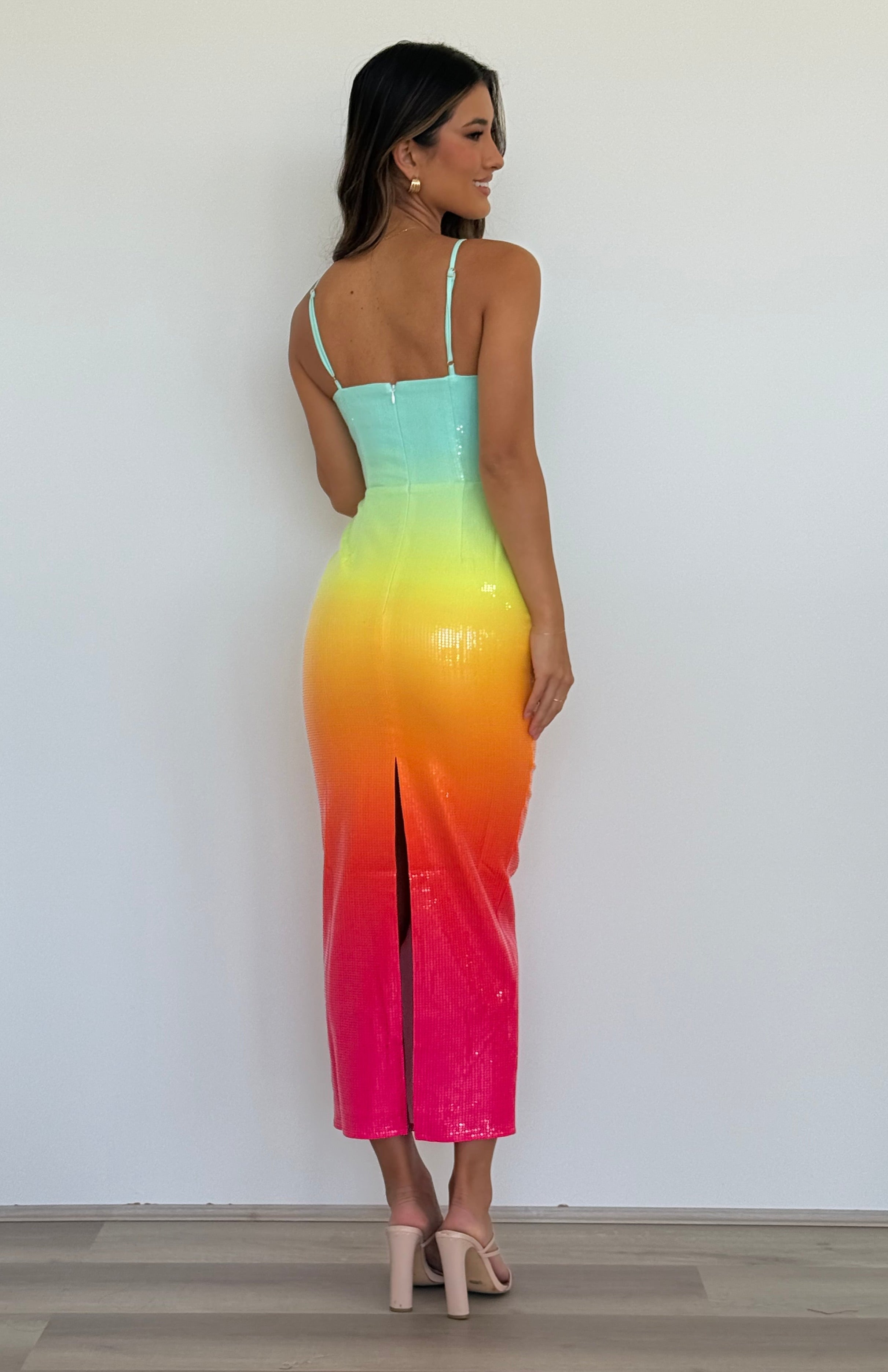 Benito Midi Dress in Multi