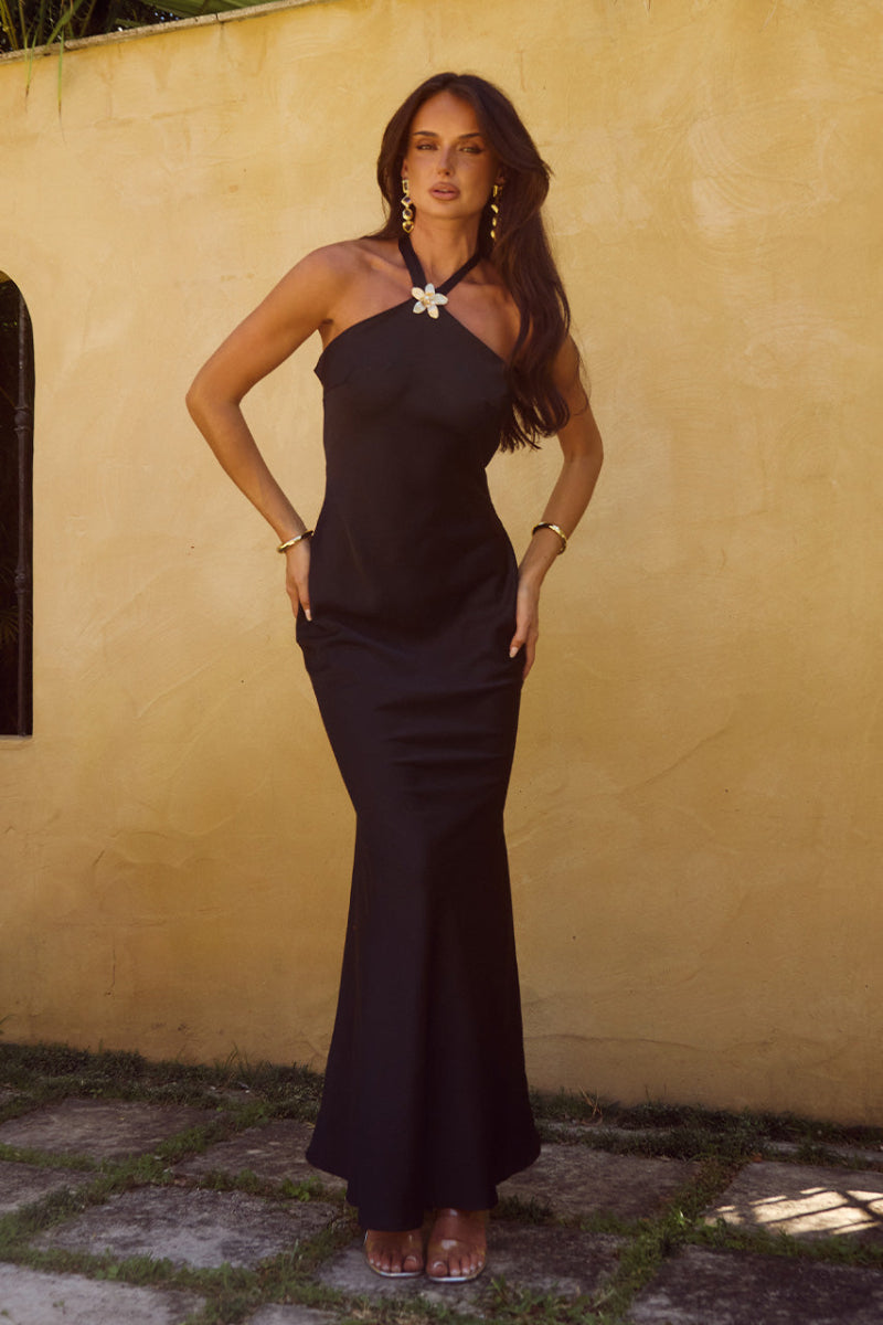 Chara Maxi Dress in Black