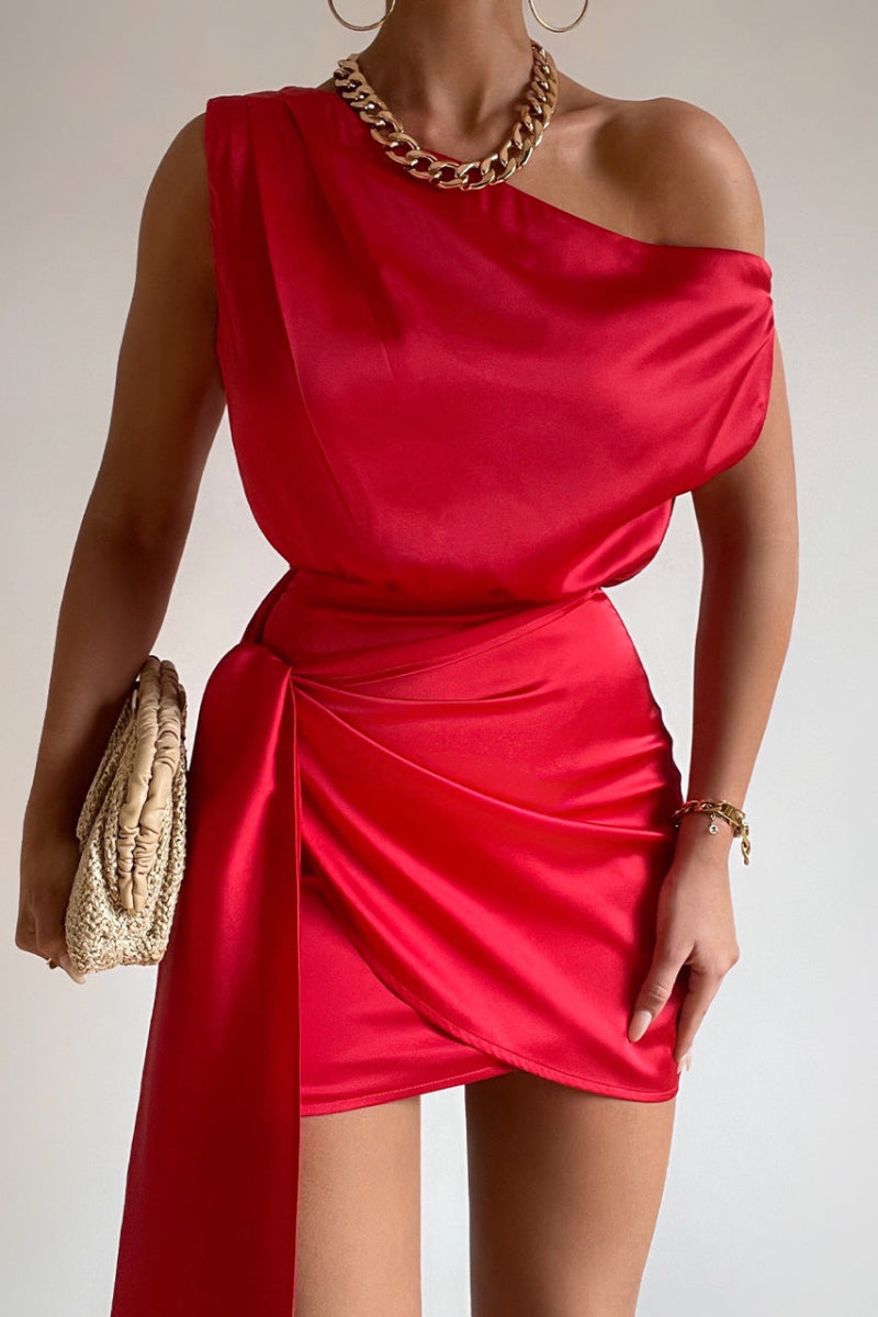 Charisma Mini Dress in Red