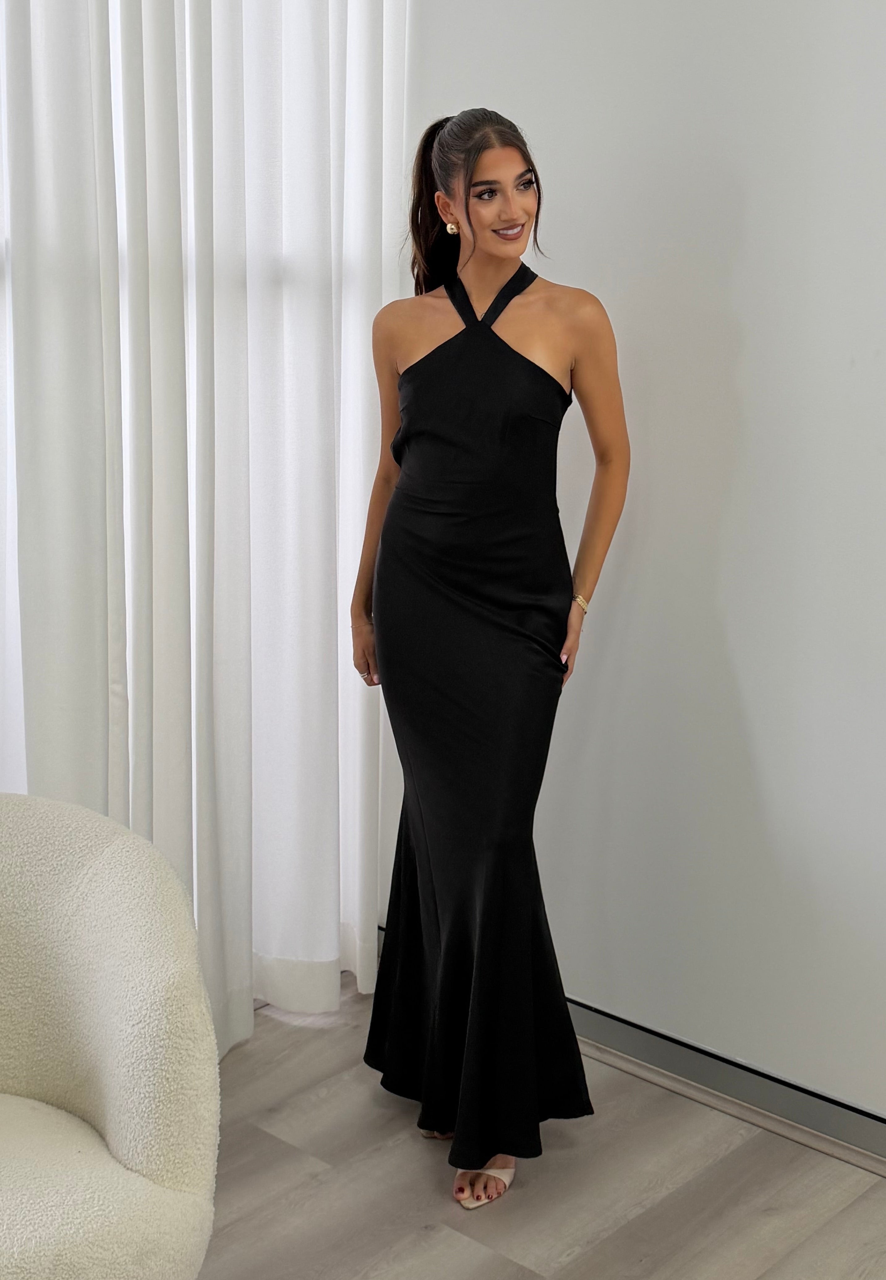 Chara Maxi Dress in Black