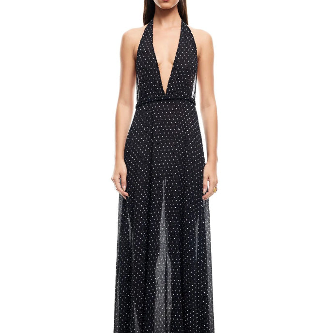 District Maxi in Onyx Polka