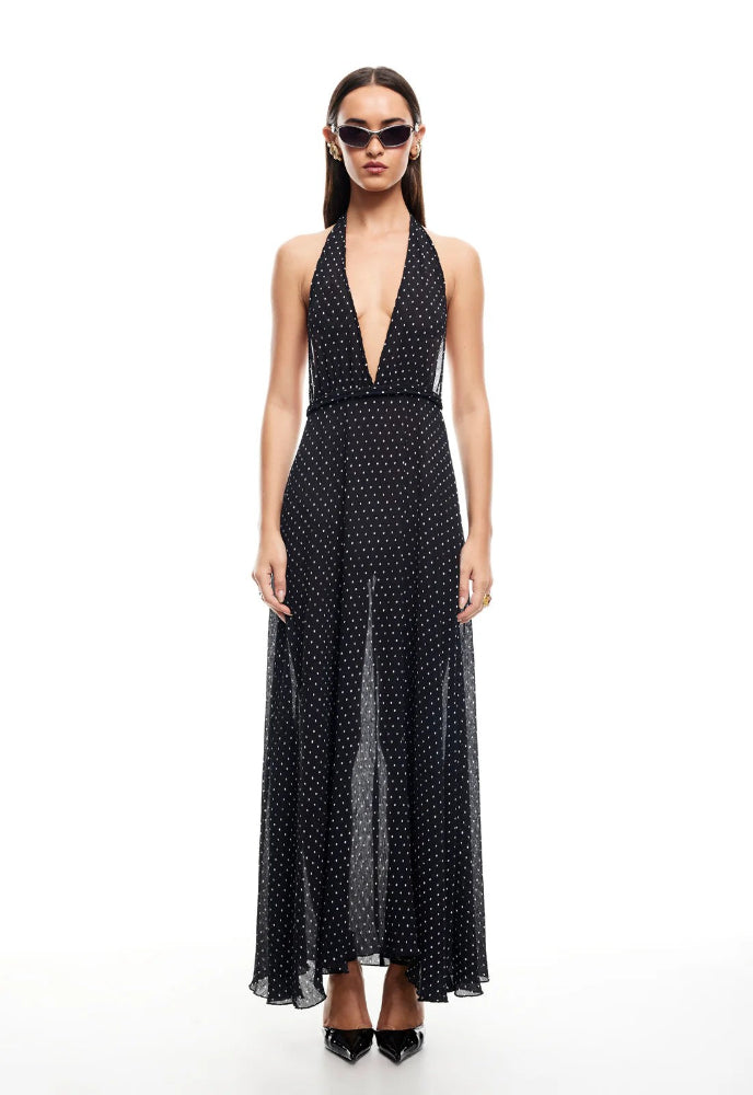 District Maxi in Onyx Polka