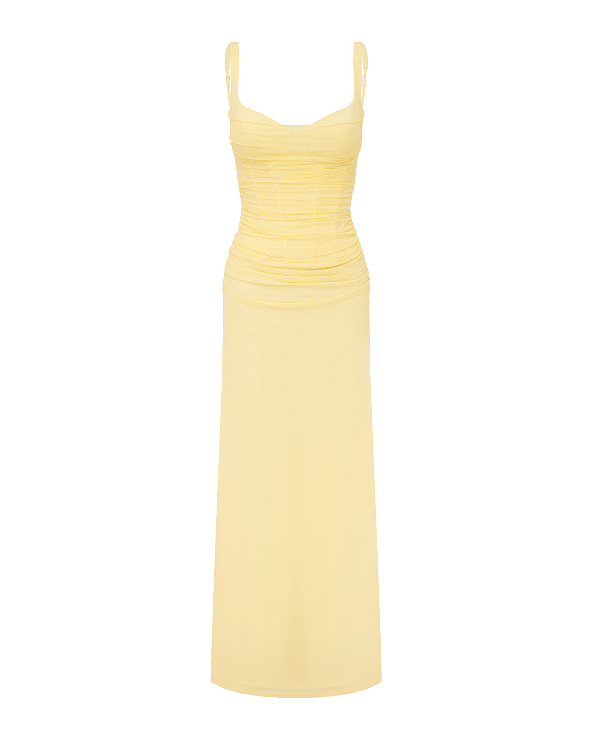 Emmeline Corset Maxi Dress in Butter by Runaway The Label | Winsome Girl Fashion