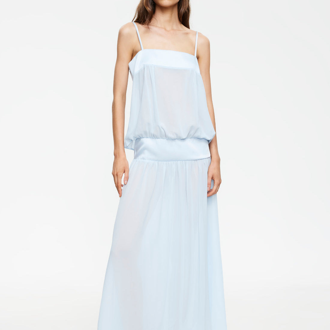 Gracia Maxi Dress in Baby Blue