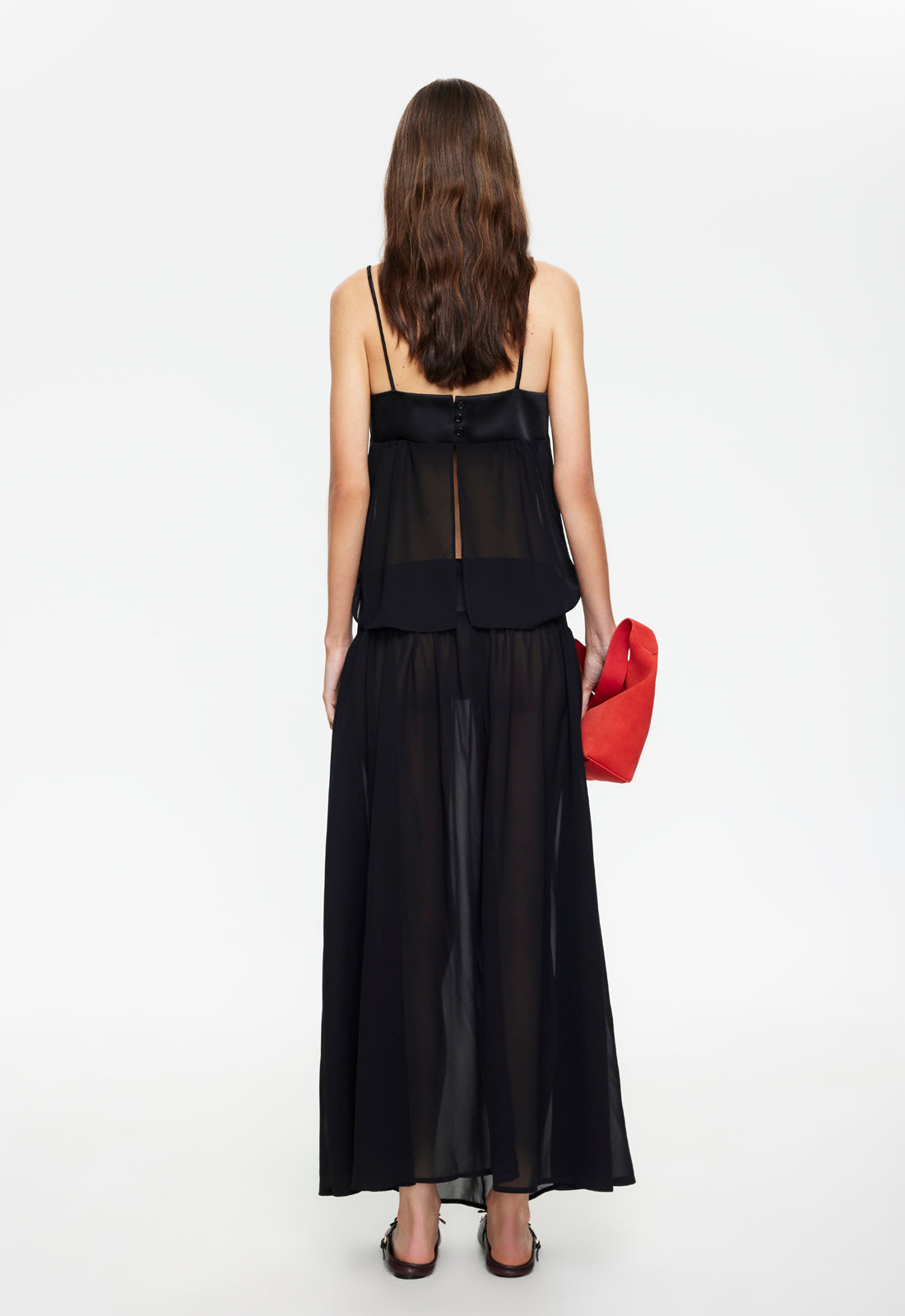 Gracia Maxi Dress in Noir