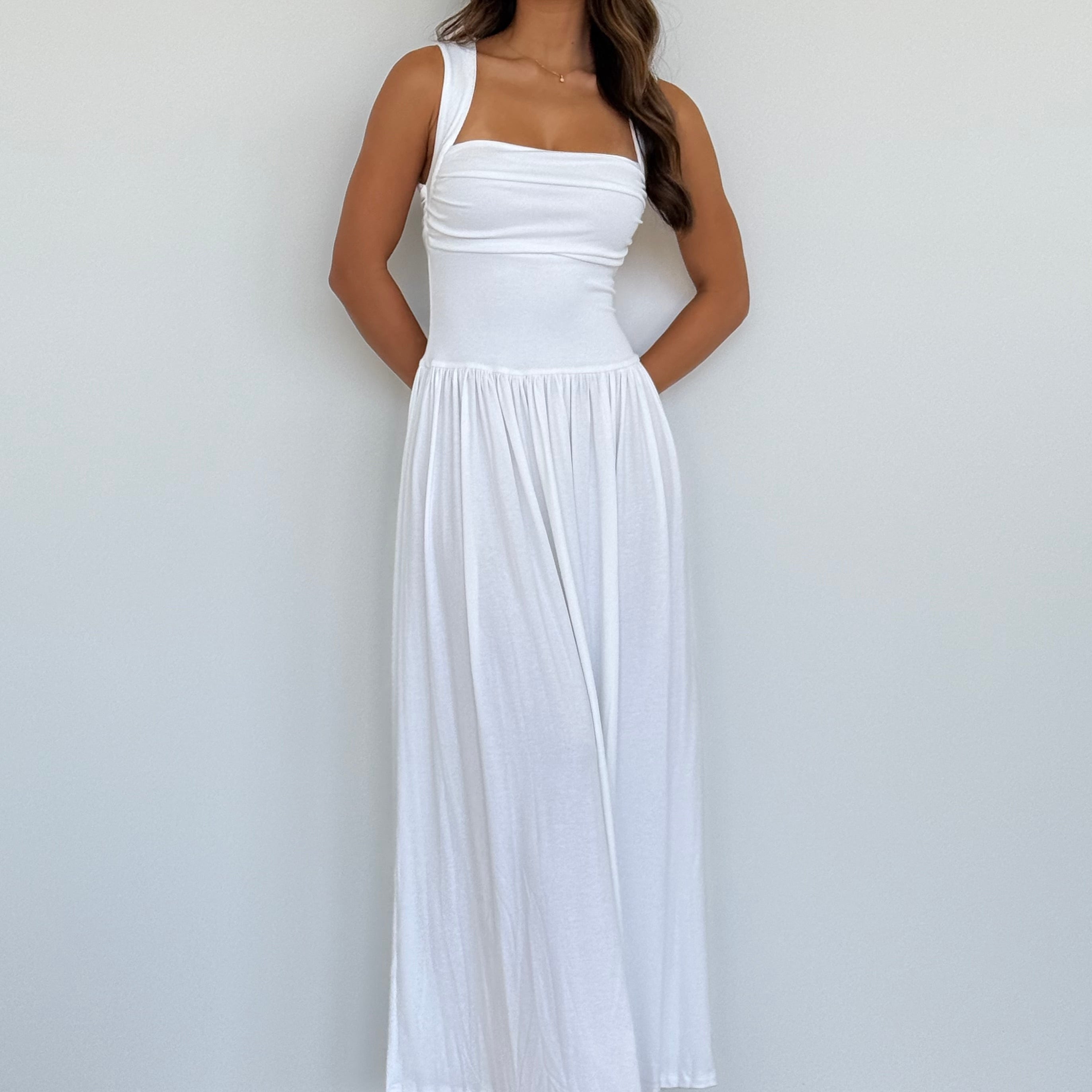 Kimba Maxi Dress in White