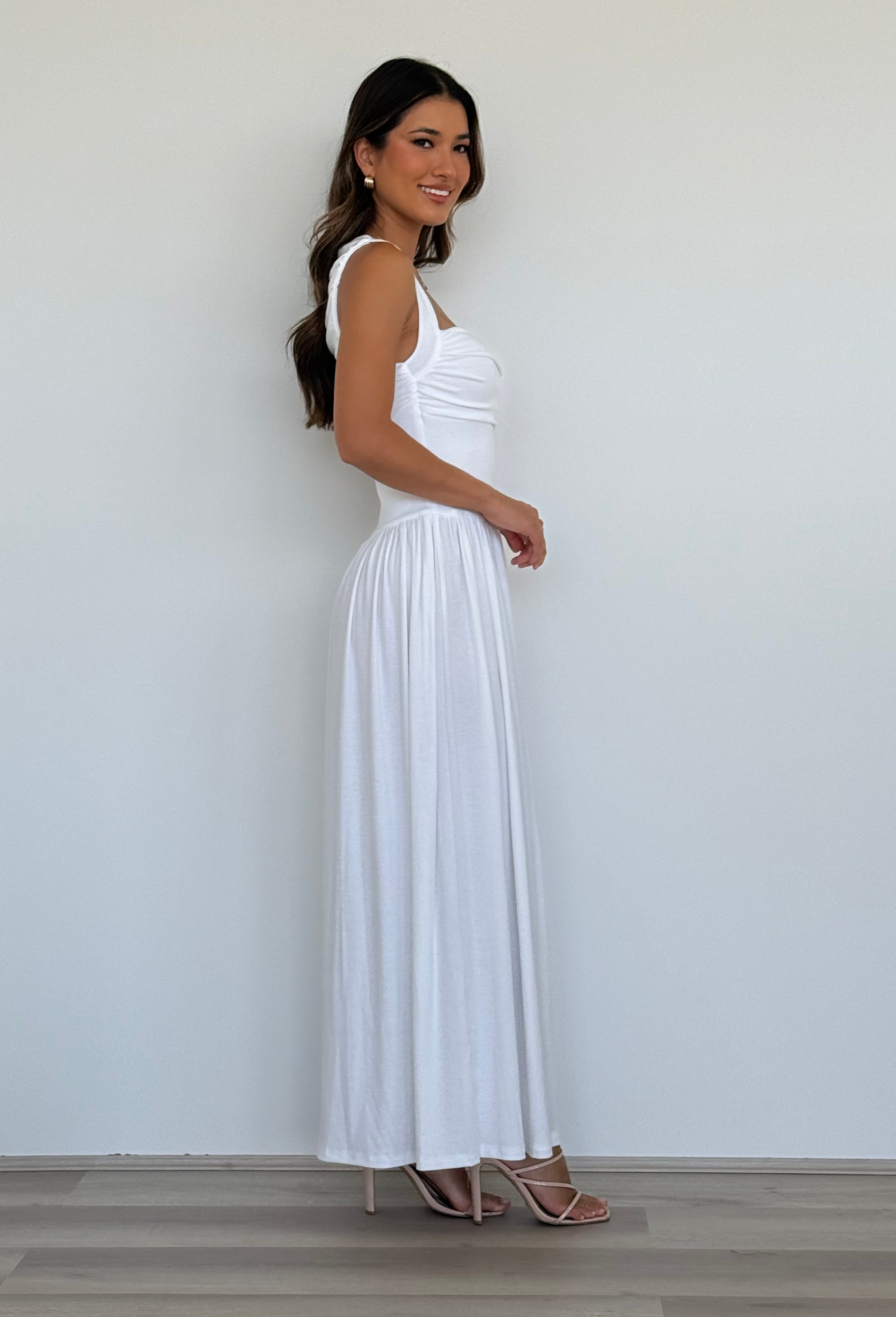Kimba Maxi Dress in White