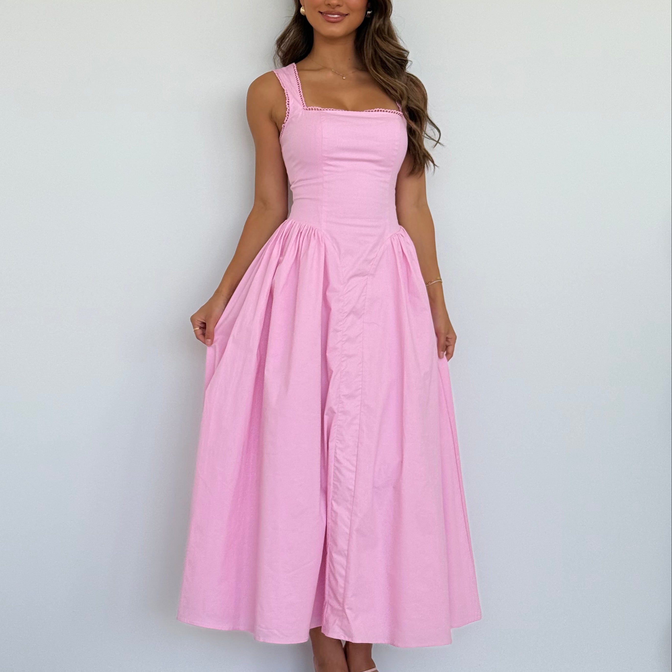 Lani-Midi-Dress-Pink