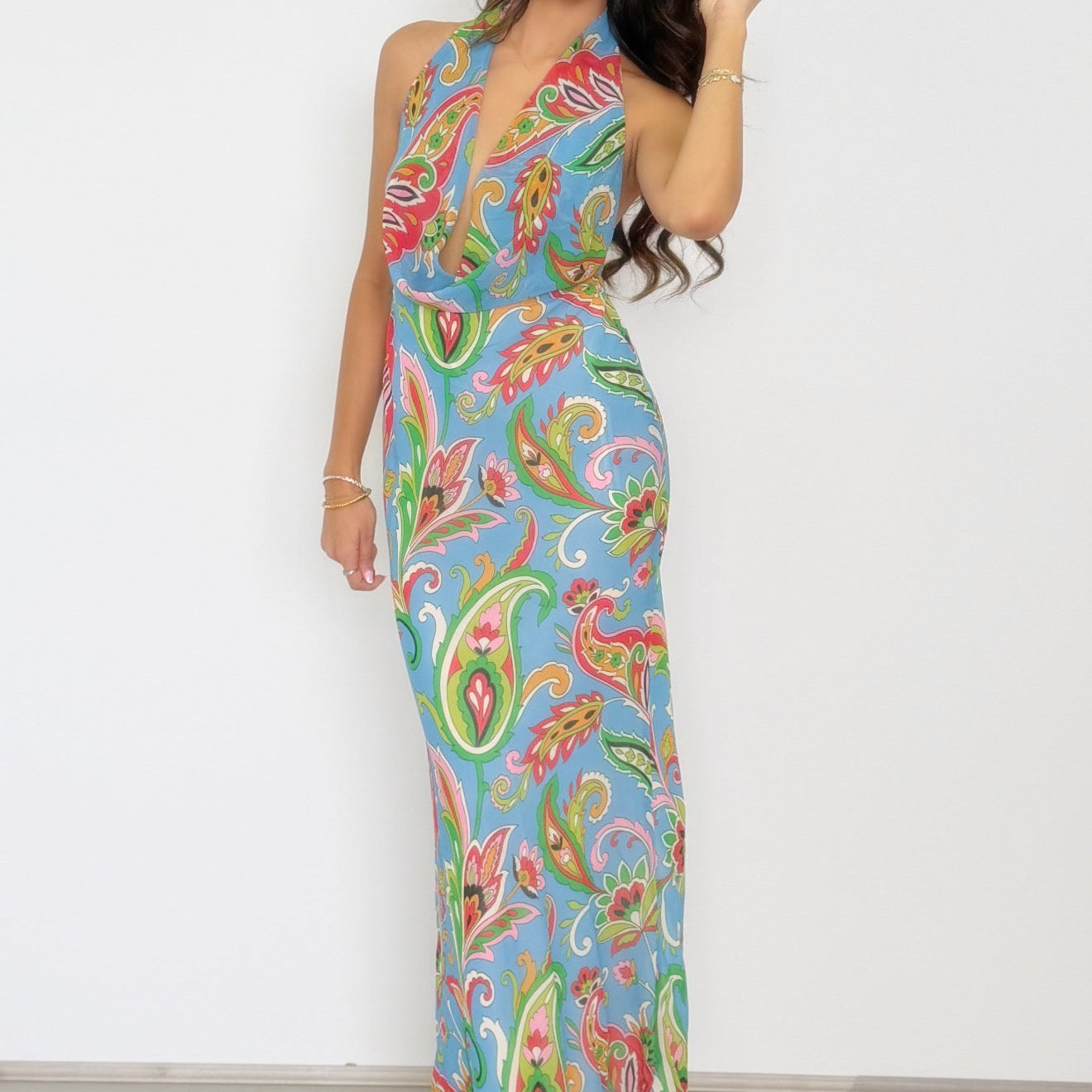 Lexie Maxi Dress in Carina Print