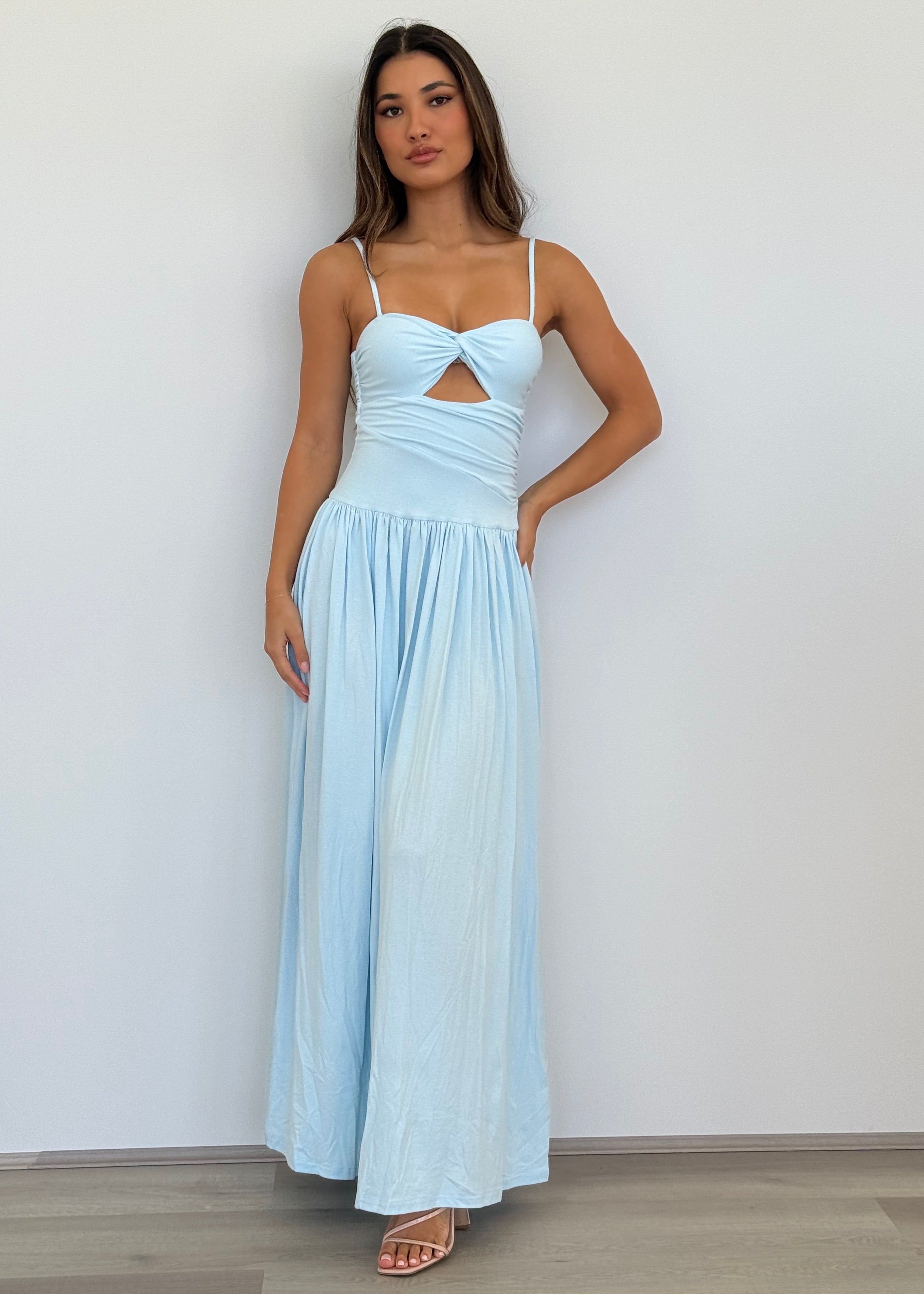 Libertine Maxi Dress in Sky Blue
