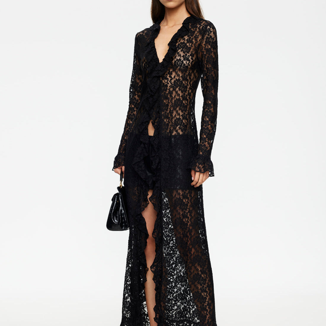 Long Nights Maxi Dress in Noir