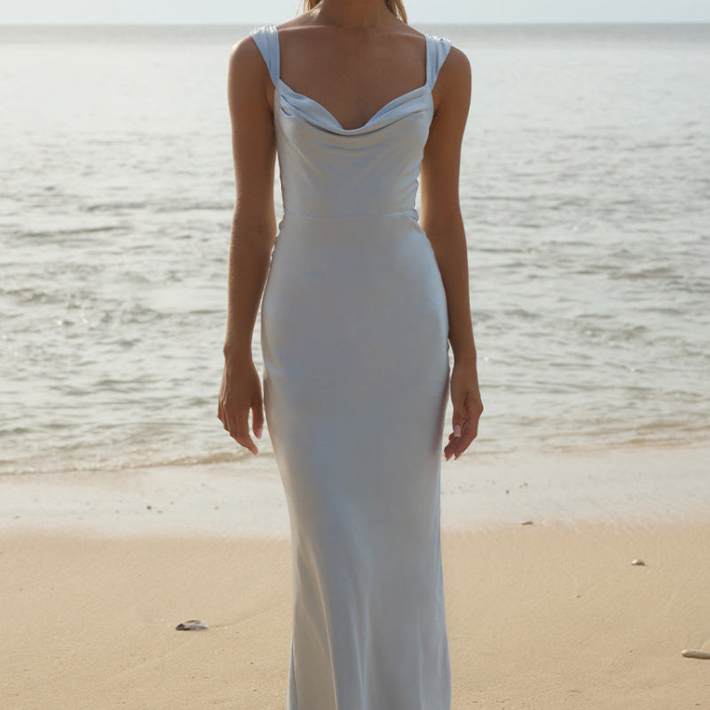 Margot Maxi Dress in Ice blue