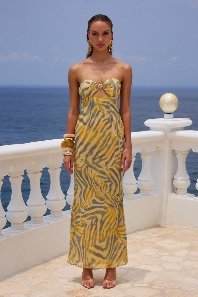 Midal Maxi Dress in Sivella Print