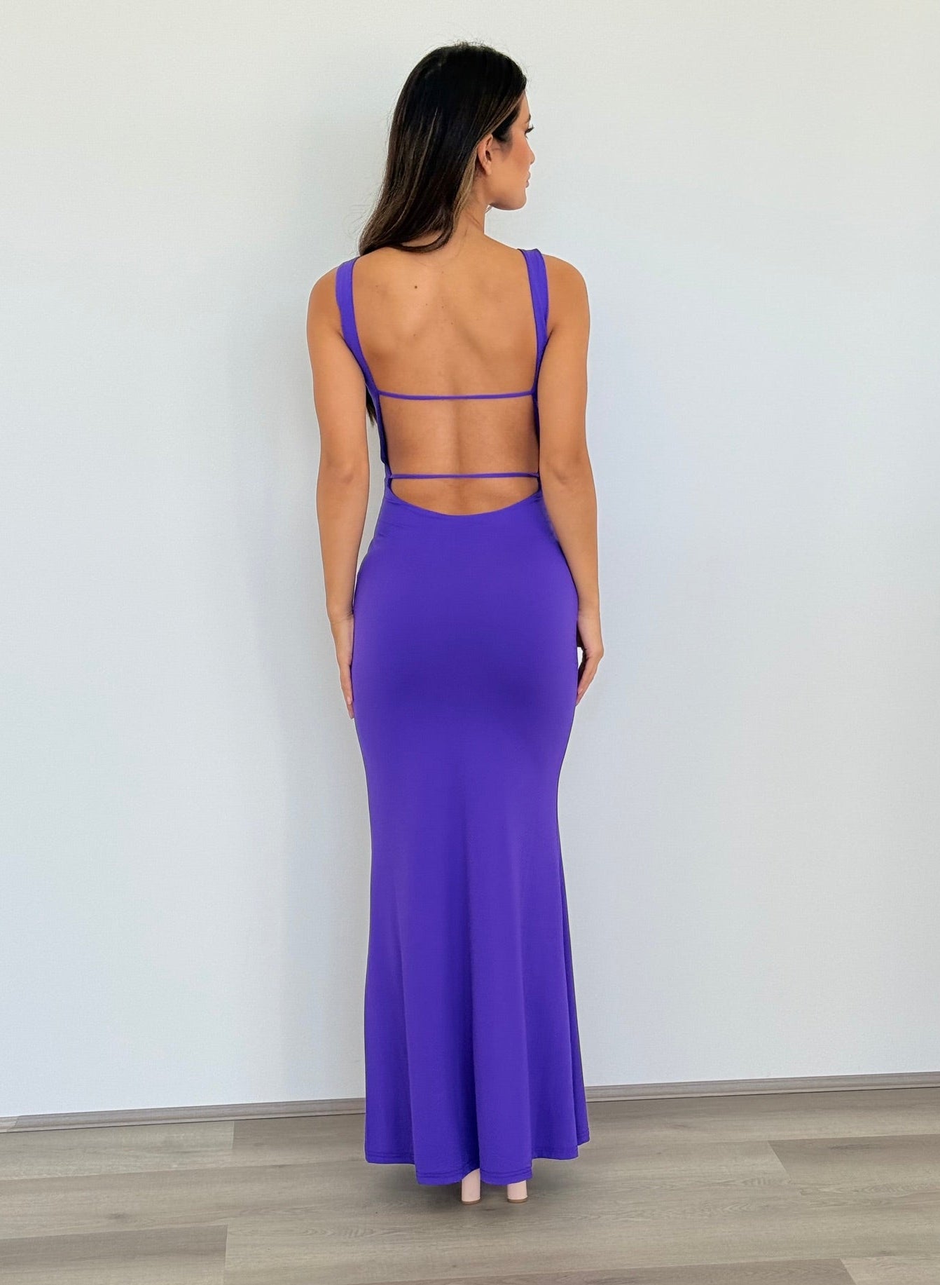 Madoni Maxi Dress in Purple