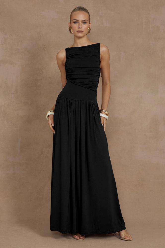 Nalla Maxi Dress in Black