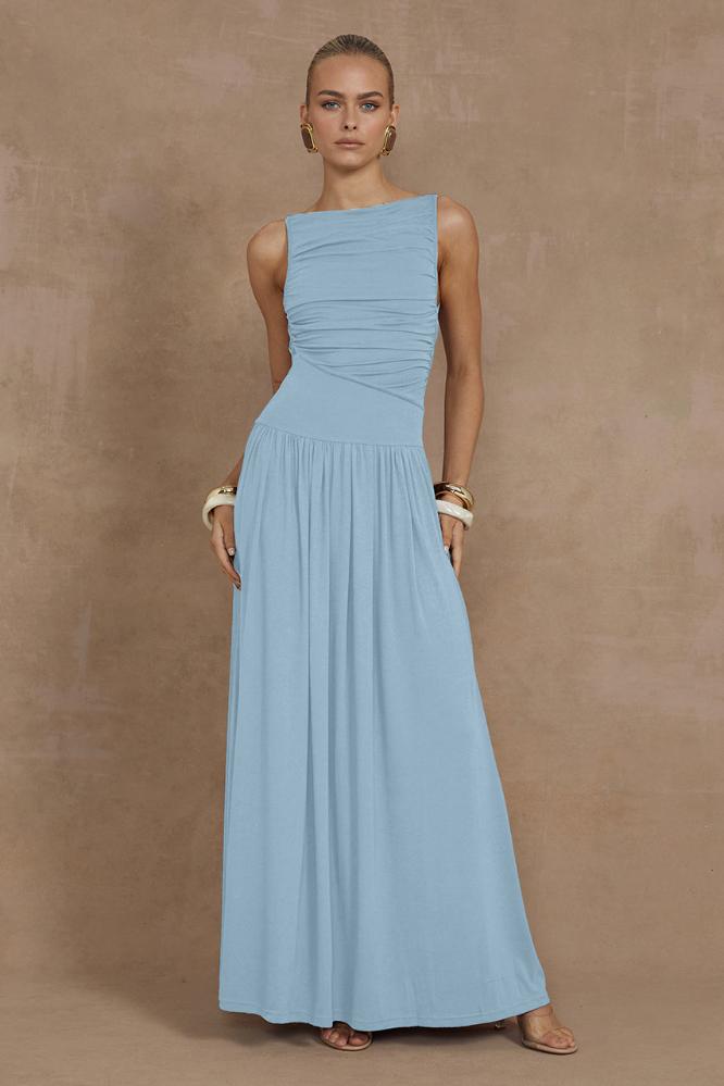 Nalla Maxi Dress in Ice Blue