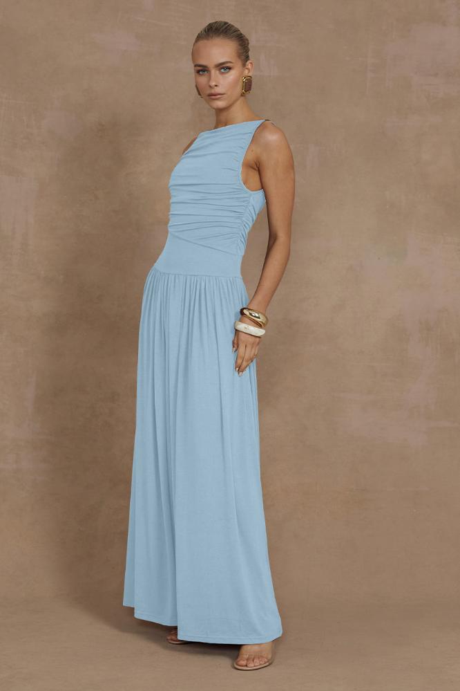 Nalla Maxi Dress in Blue