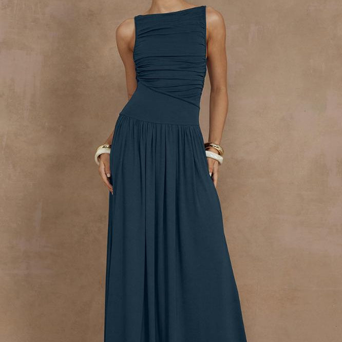 Nalla Maxi Dress in Steel