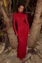 Reya Maxi Dress in Red