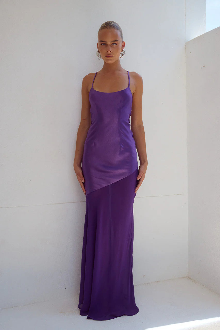 Samani Maxi Dress in Purple