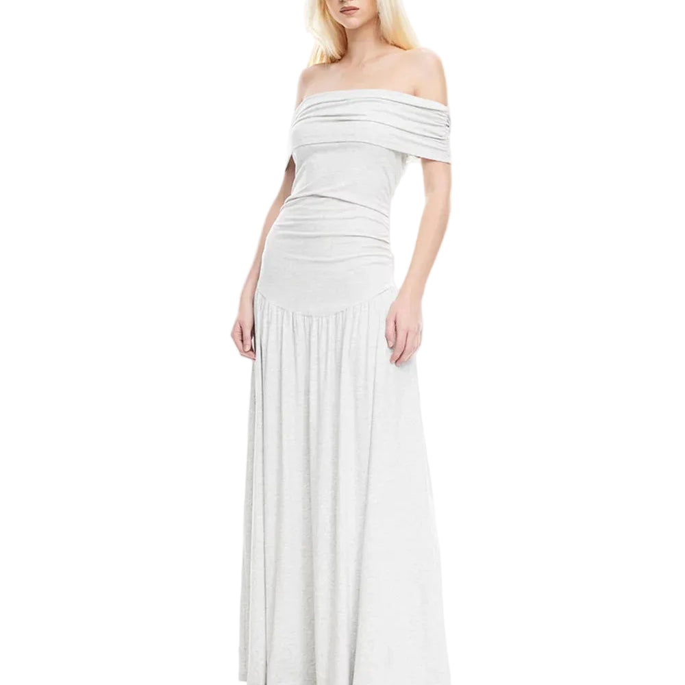 Field Of Dreams Maxi Dress in Soft Grey by Lioness | Winsome Girl Fashion