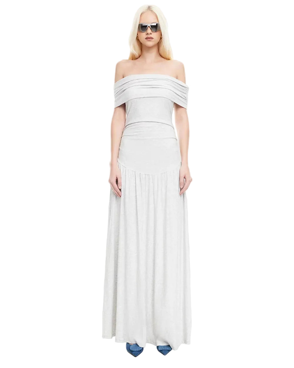 Lioness Field Of Dreams Maxi Dress Off-Shoulder Detail | Winsome Girl Fashion
