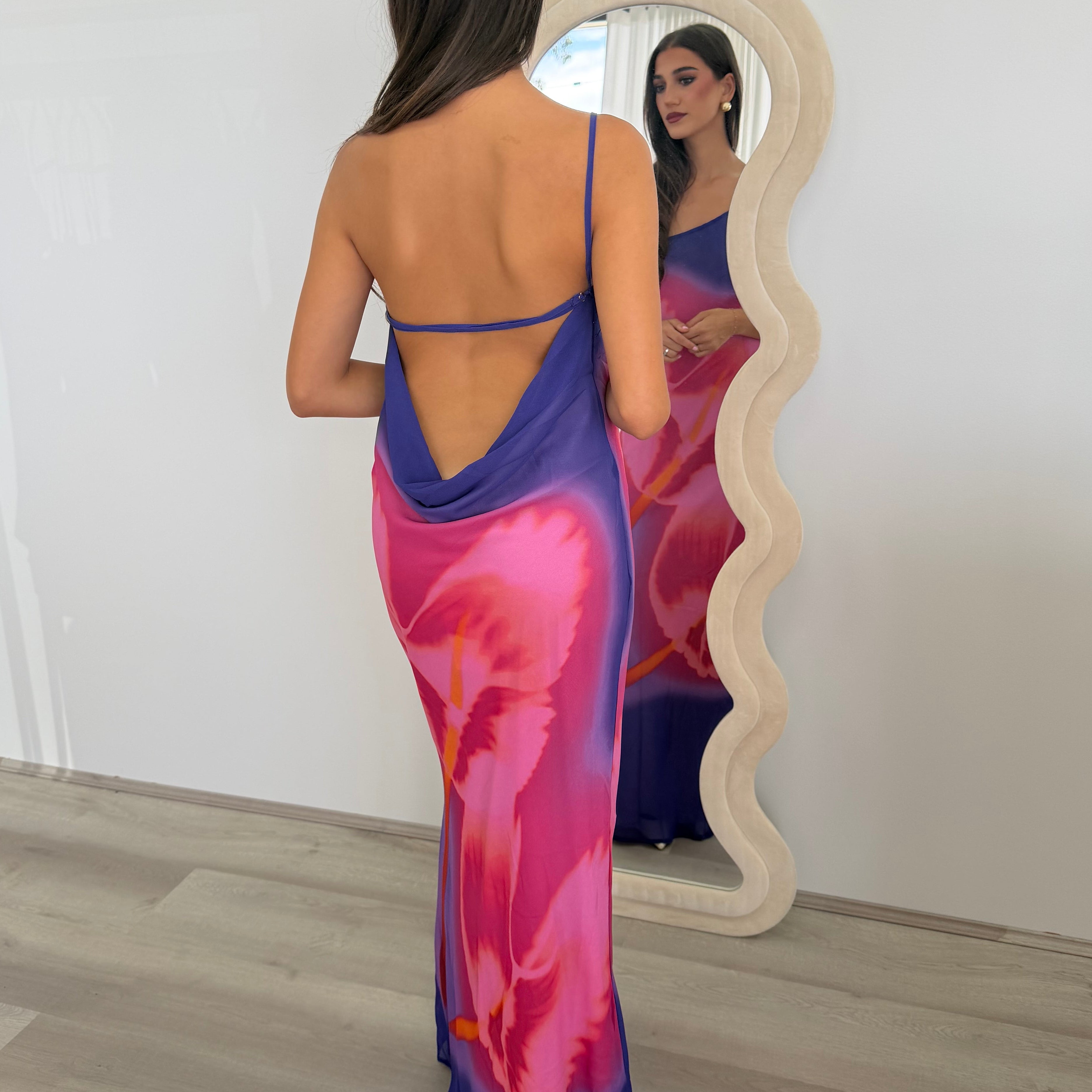 Sondrey Maxi Dress in Casanova Print