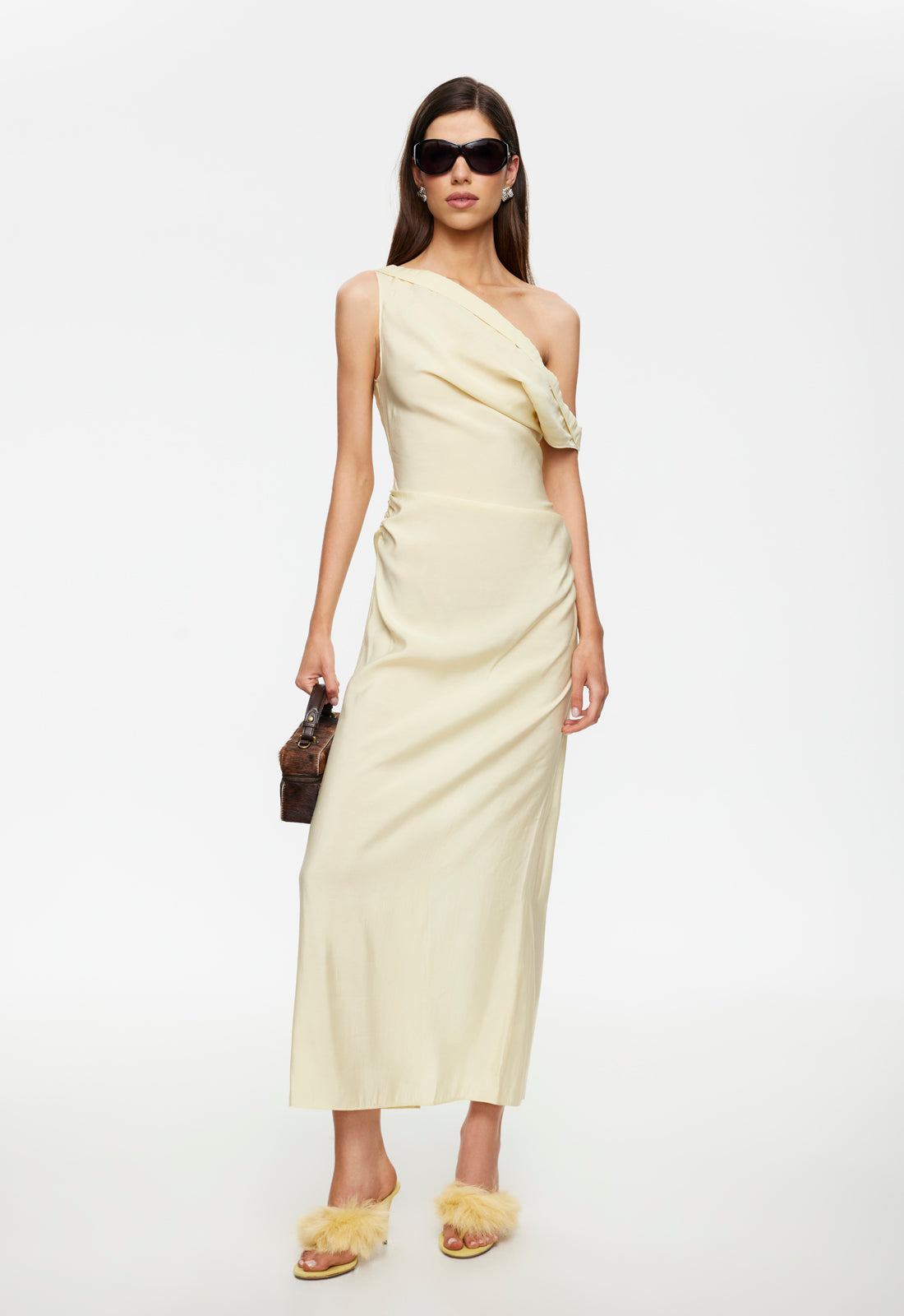 Sweetheart Maxi Dress in Lemon