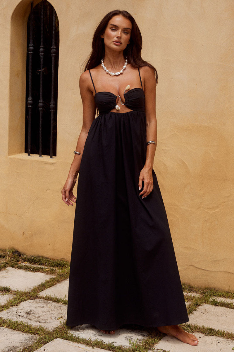 Tanala Maxi Dress in Black