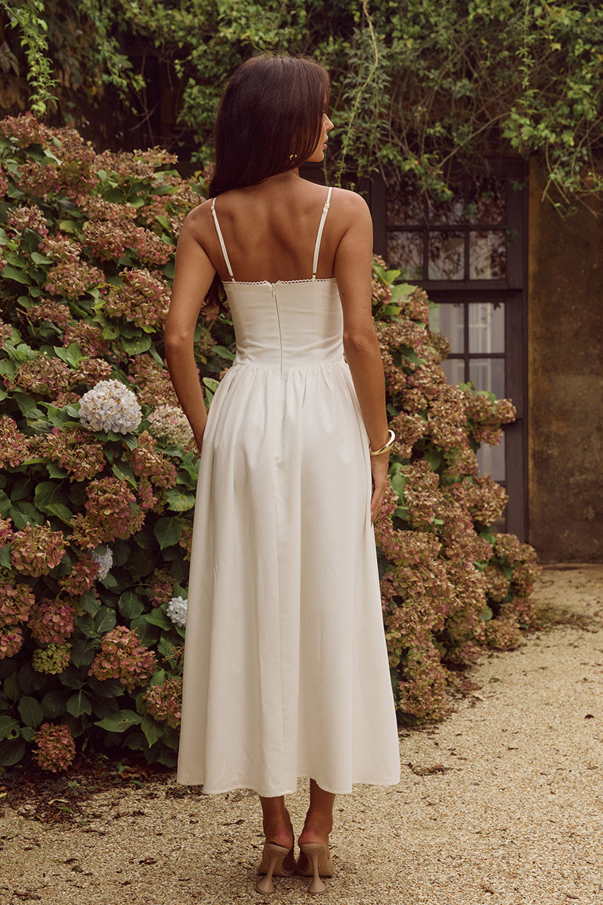 Runaway The Label - Zarita Midi Dress in White