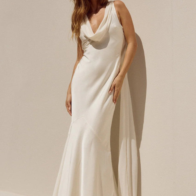 Gabriella Maxi Dress in Ivory