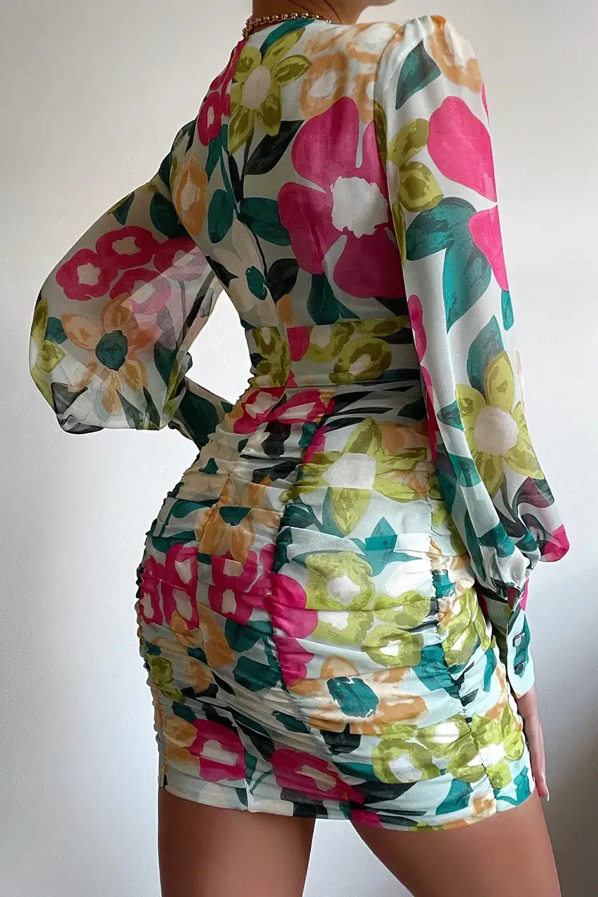 Runaway Chi Chi Mini Dress - Tropical