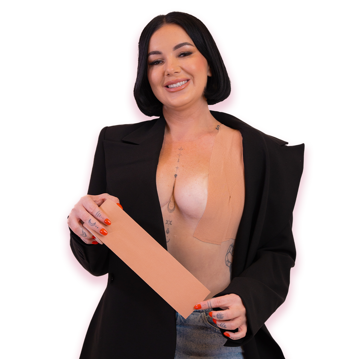 Booby Tape Extra Wide Beige Breast Lift Tape by Booby Tape │ Winsome Girl Fashion