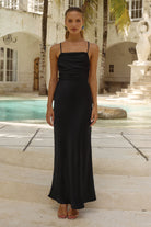 Lucienne Maxi Dress in Black
