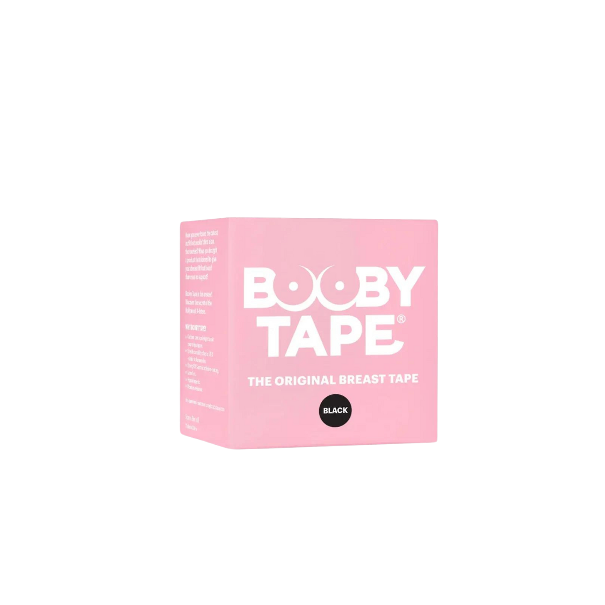 Booby Tape Black Breast Lift Tape Product Flat Lay │ Winsome Girl Fashion