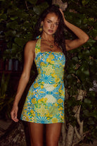 Mini Dress in Lemon