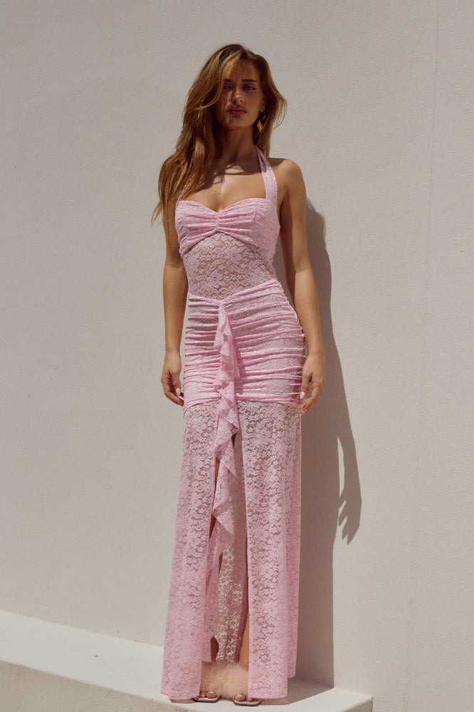 Annika Maxi Dress in Pink