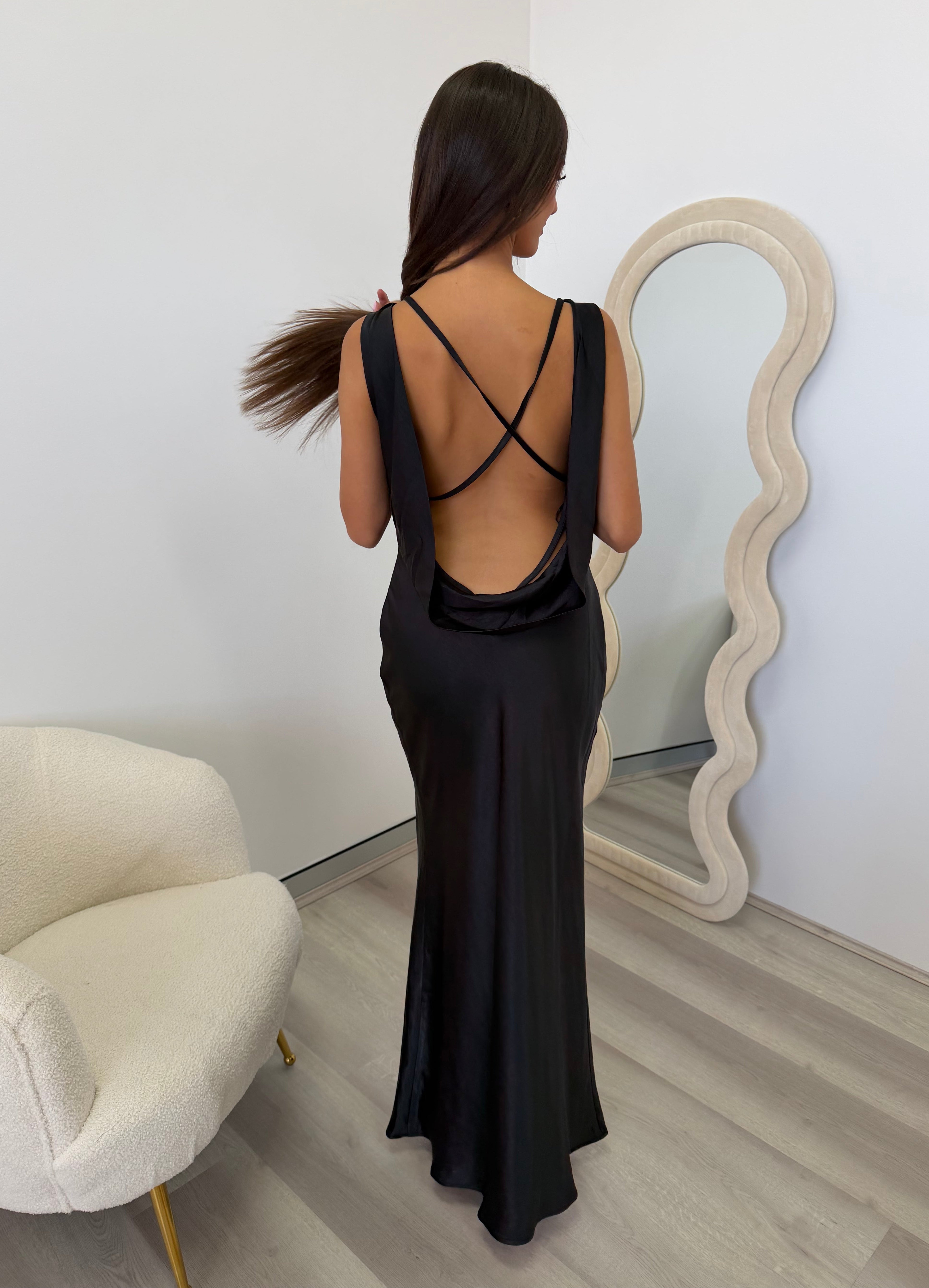 Adair Maxi Dress in Black