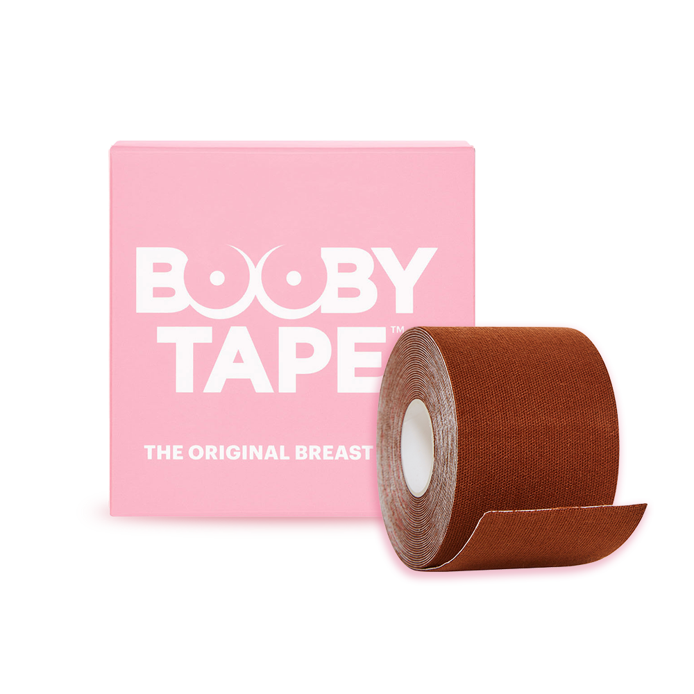 Booby Tape Brown 5 Metre Roll Latex Free Hypoallergenic │ Winsome Girl Fashion