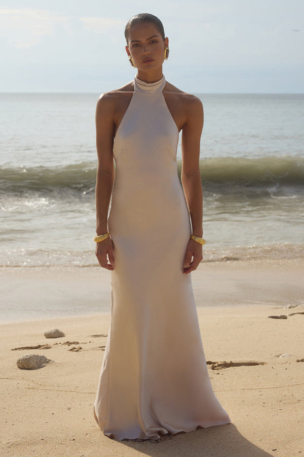 Brigitte Maxi Dress in Ivory