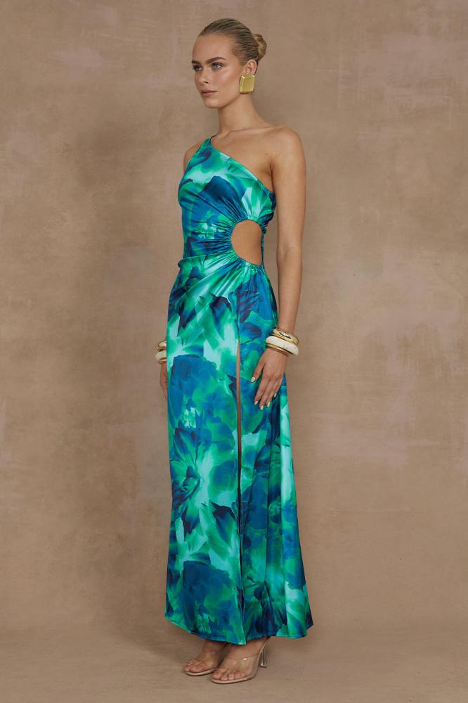  Barzilio Dress in Calista Green